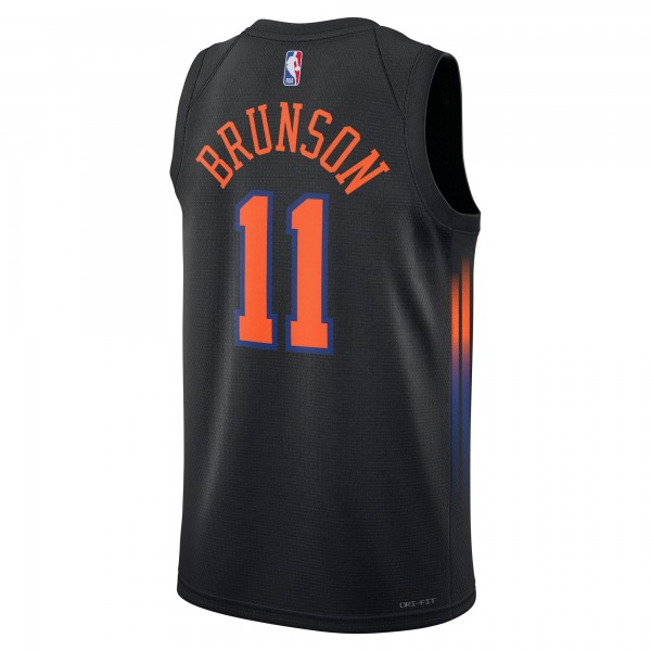 Джерси Unisex New York Knicks Jalen Brunson Jordan Brand Black Swingman - Statement Edition