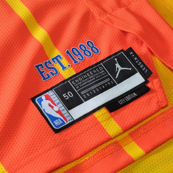 Джерси LaMelo Ball Charlotte Hornets Jordan Brand Unisex 2025/26 Authentic - City Edition - Orange