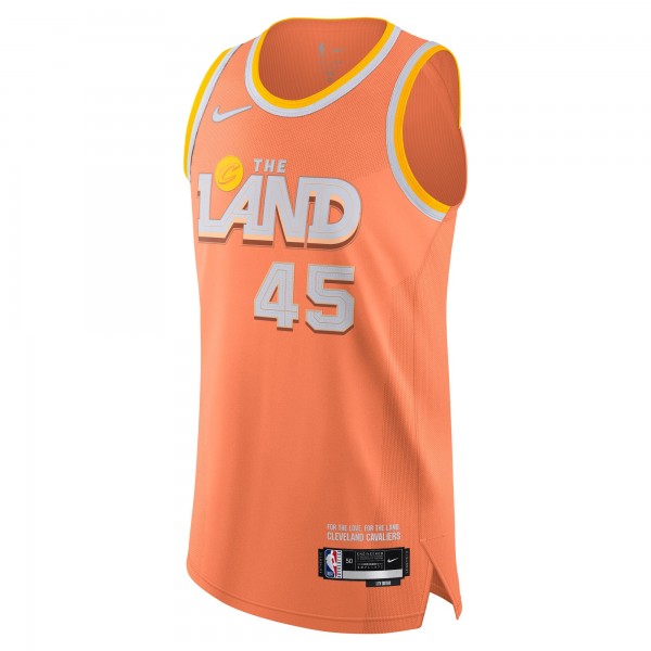 Джерси Donovan Mitchell Cleveland Cavaliers Nike Unisex 2025/26 Authentic - City Edition - Orange