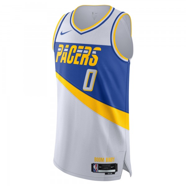 Джерси Tyrese Haliburton Indiana Pacers Nike Unisex 2025/26 Authentic - City Edition - White