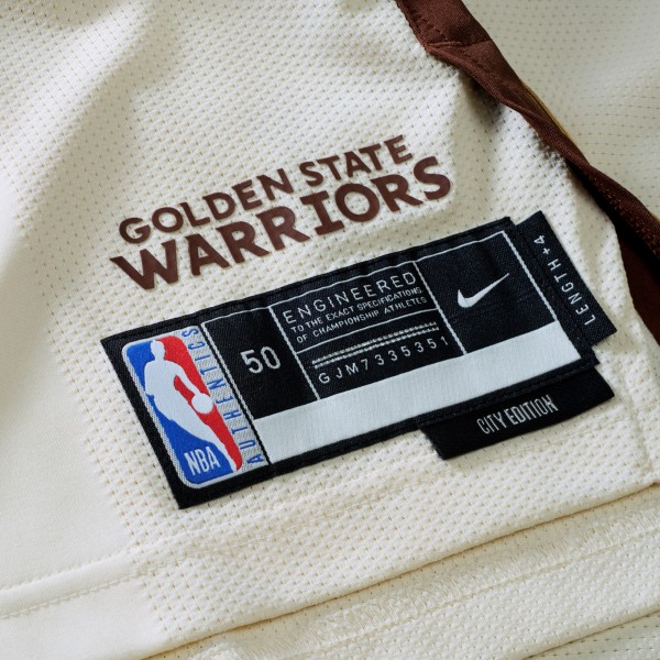 Джерси Stephen Curry Golden State Warriors Nike Unisex 2025/26 Authentic - Tan - City Edition