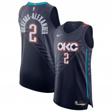 Джерси Shai Gilgeous-Alexander Oklahoma City Thunder Nike Unisex 2025/26 Authentic - City Edition - Navy