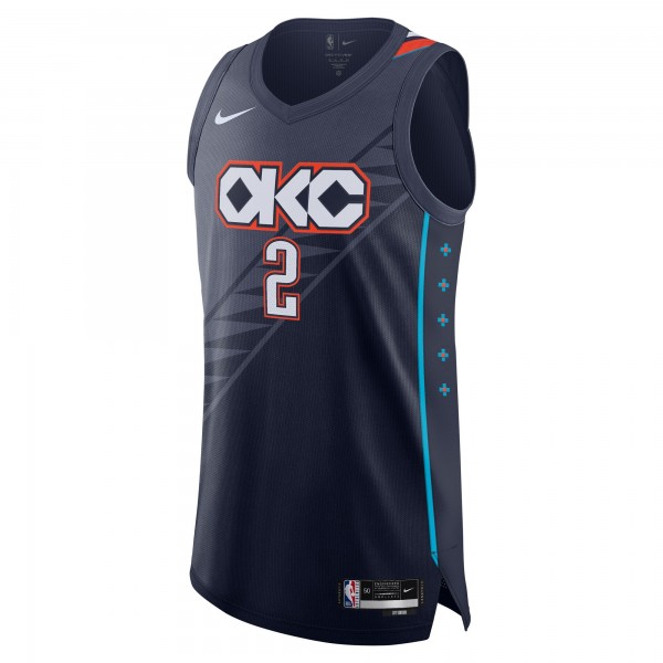 Джерси Shai Gilgeous-Alexander Oklahoma City Thunder Nike Unisex 2025/26 Authentic - City Edition - Navy