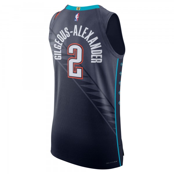 Джерси Shai Gilgeous-Alexander Oklahoma City Thunder Nike Unisex 2025/26 Authentic - City Edition - Navy