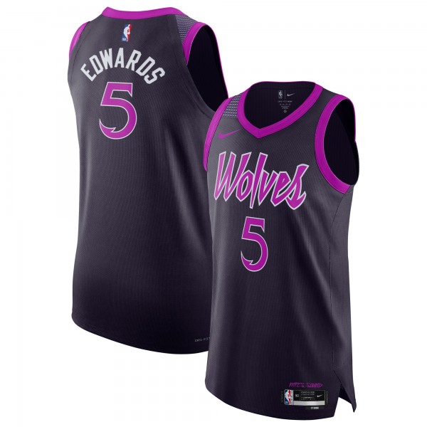 Джерси Anthony Edwards Minnesota Timberwolves Nike Unisex 2025/26 Authentic - City Edition - Purple