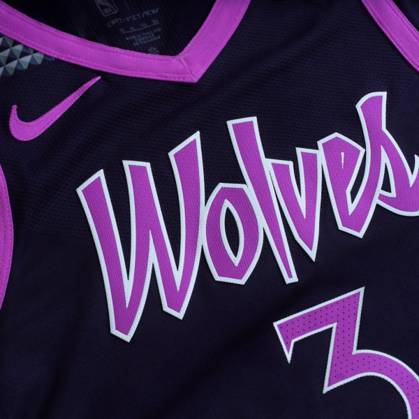 Джерси Anthony Edwards Minnesota Timberwolves Nike Unisex 2025/26 Authentic - City Edition - Purple