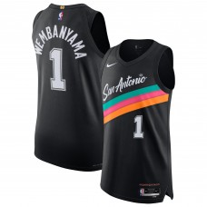 Джерси Victor Wembanyama San Antonio Spurs Nike Unisex 2025/26 Authentic - City Edition - Black