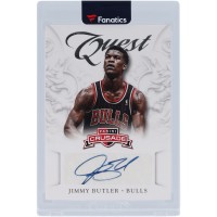 Jimmy Butler Chicago Bulls Autographed 2012-13 Panini Crusade Quest #13 Card