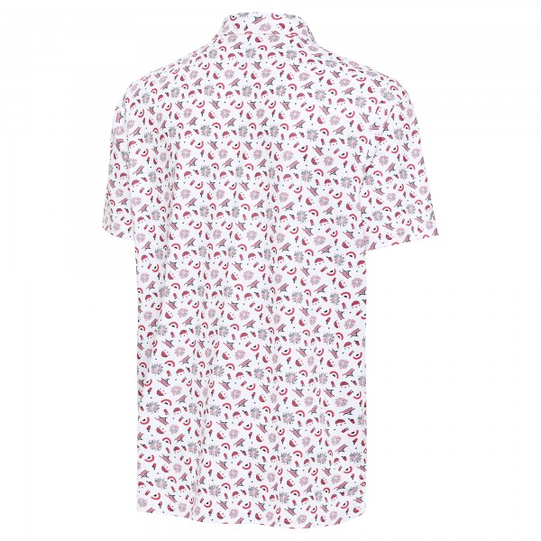 New York Yankees Antigua White Independence Day Polo