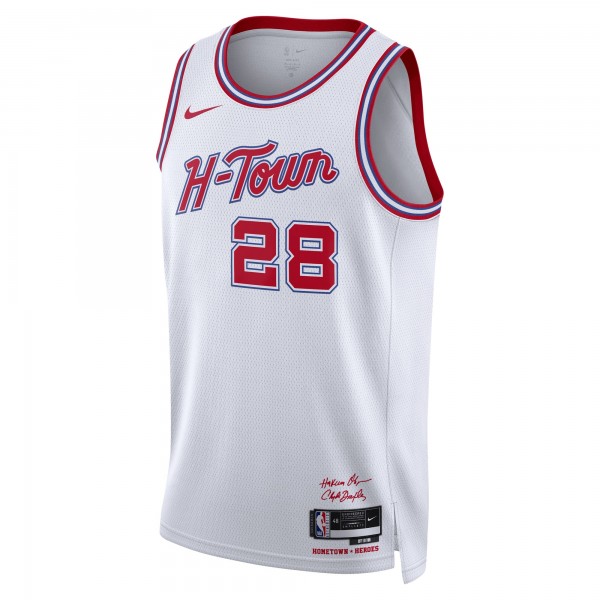 Джерси Alperen Şengün Houston Rockets Nike Unisex 2025/26 Swingman - White - City Edition