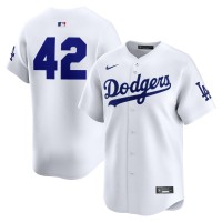 Los Angeles Dodgers Nike White Home 2025 Jackie Robinson Day Limited Jersey