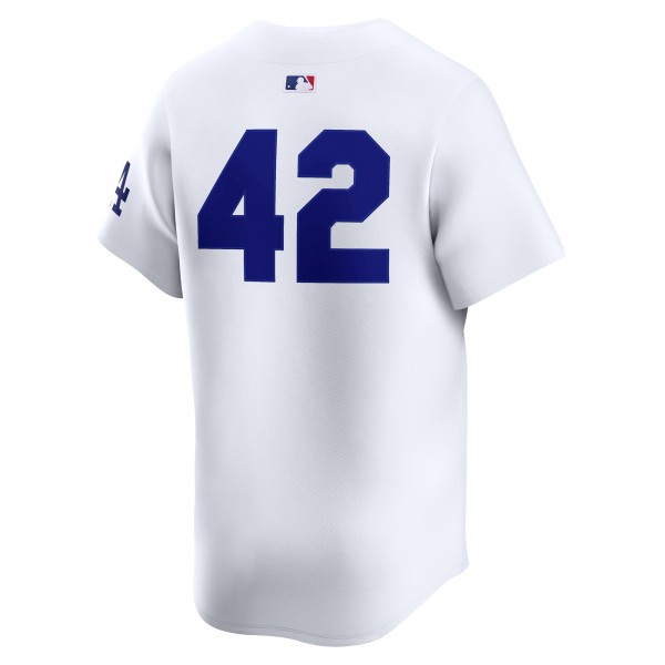 Los Angeles Dodgers Nike White Home 2025 Jackie Robinson Day Limited Jersey