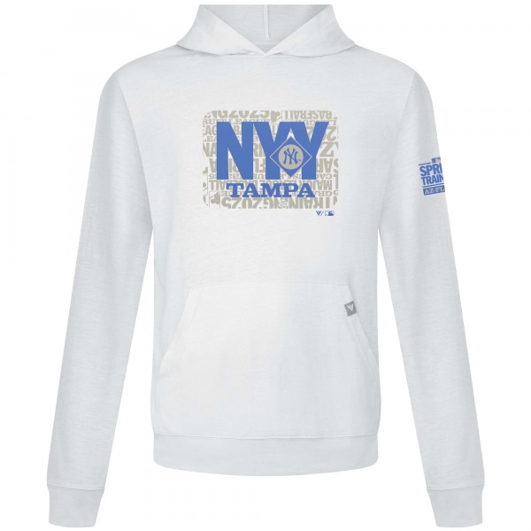 Толстовка New York Yankees Levelwear White 2025 Spring Training Relay