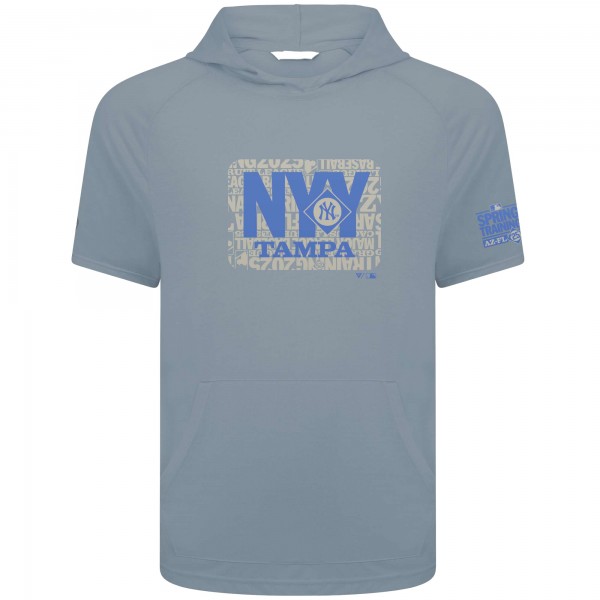 New York Yankees Levelwear Gray 2025 Spring Training Phase Hoodie T-Shirt