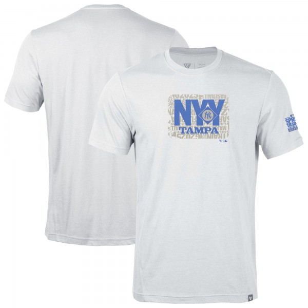 New York Yankees Levelwear White Thrive Spring Training T-Shirt
