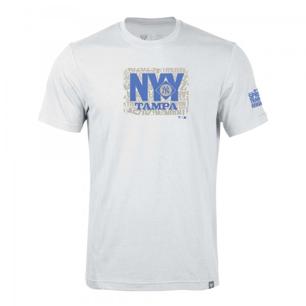 New York Yankees Levelwear White Thrive Spring Training T-Shirt