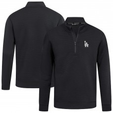 Los Angeles Dodgers Levelwear Black Cushion Insignia 2.0 Quarter-Zip Pullover