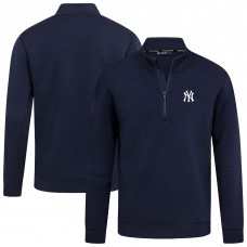 New York Yankees Levelwear Navy Cushion Insignia 2.0 Quarter-Zip Pullover