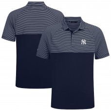 New York Yankees Levelwear Navy Classic Stripes Insignia 2.0 Polo