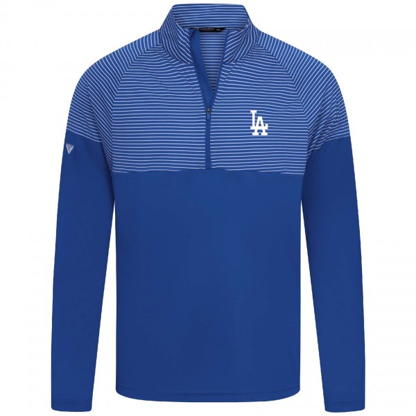 Los Angeles Dodgers Levelwear Royal Classic Stripes Insignia 2.0 Pullover