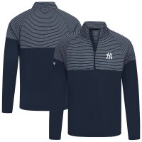 New York Yankees Levelwear Navy Classic Stripes Insignia 2.0 Pullover