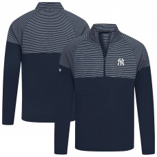 New York Yankees Levelwear Navy Classic Stripes Insignia 2.0 Pullover