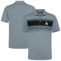 Поло Los Angeles Dodgers Levelwear Gray Onward Insignia 2.0