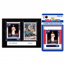 Detroit Pistons 6 x 8 Player Plaque & 2024 Team Trading Card Set