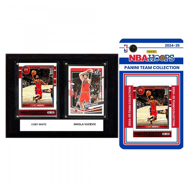 Chicago Bulls 6 x 8 Player Plaque & 2024 Team Trading Card Set