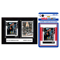 Карточка San Antonio Spurs 6 x 8 Plaque & 2024 Team Trading Set