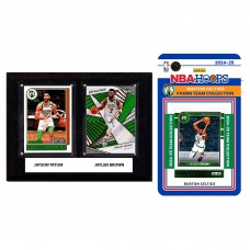 Boston Celtics 6 x 8 Player Plaque & 2024 Team Trading Card Set