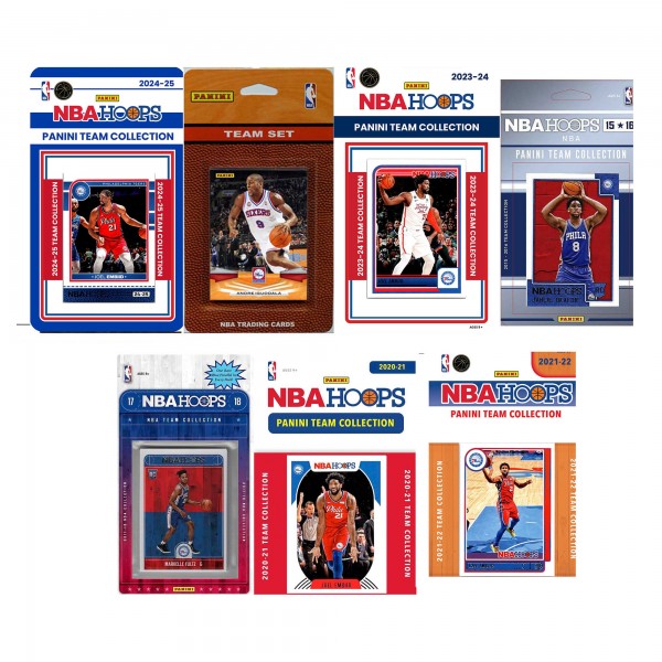 Philadelphia 76ers Trading Card Team Sets