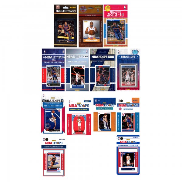 Detroit Pistons Trading Card Team Sets