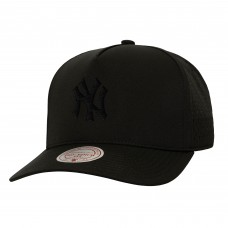 New York Yankees Mitchell & Ness Black Perfect Icon Pro Pinch Snapback Hat