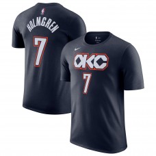 Chet Holmgren Oklahoma City Thunder Nike Unisex 2025/26 City Edition Name & Number T-Shirt - Navy