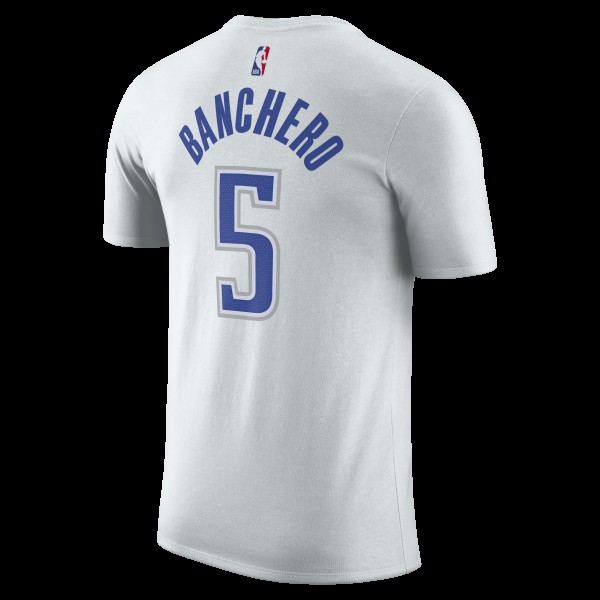 Футболка Paolo Banchero Orlando Magic Nike Unisex 2025/26 City Edition Name & Number - Silver