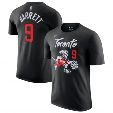RJ Barrett Toronto Raptors Nike Unisex 2025/26 City Edition Name & Number T-Shirt - Black