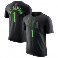 Zion Williamson New Orleans Pelicans Nike Unisex 2025/26 City Edition Name & Number T-Shirt - Black
