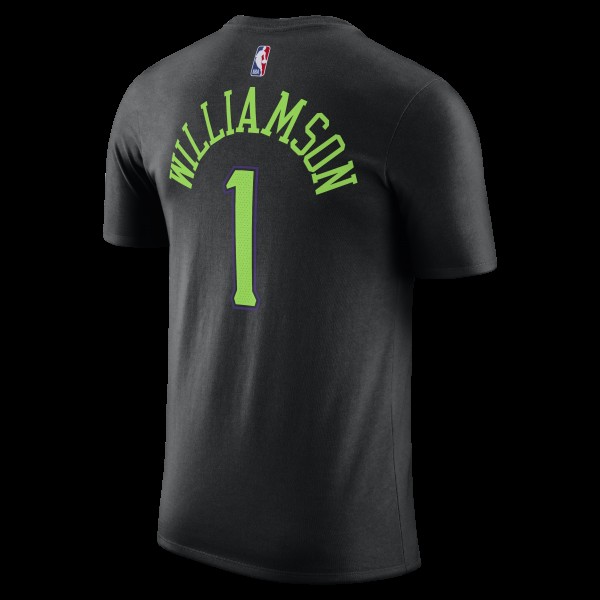 Футболка Zion Williamson New Orleans Pelicans Nike Unisex 2025/26 City Edition Name & Number - Black