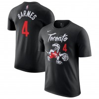 Scottie Barnes Toronto Raptors Nike Unisex 2025/26 City Edition Name & Number T-Shirt - Black