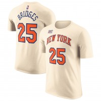 Футболка Mikal Bridges New York Knicks Nike Unisex 2025/26 City Edition Name & Number - Cream