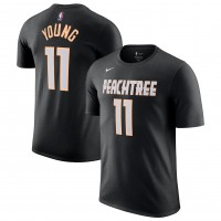 Trae Young Atlanta Hawks Nike Unisex 2025/26 City Edition Name & Number T-Shirt - Black