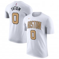 Футболка Jayson Tatum Boston Celtics Nike Unisex 2025/26 City Edition Name & Number - White