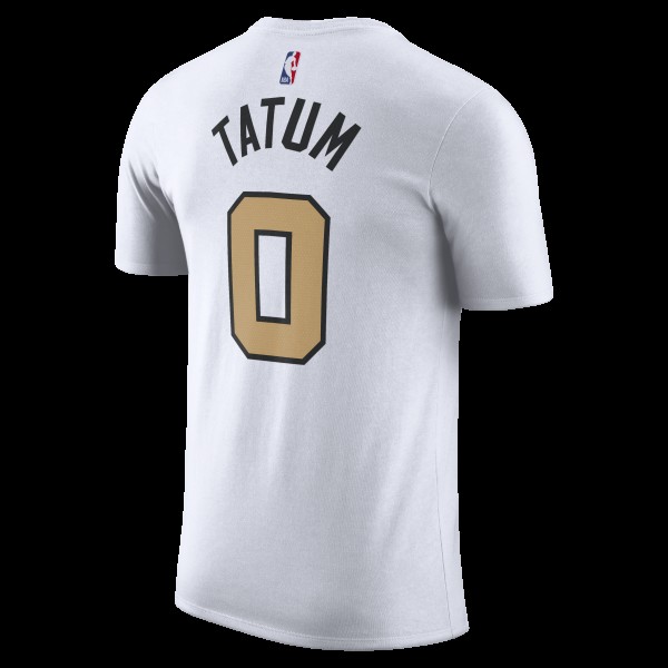 Футболка Jayson Tatum Boston Celtics Nike Unisex 2025/26 City Edition Name & Number - White
