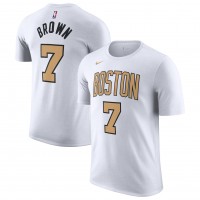 Jaylen Brown Boston Celtics Nike Unisex 2025/26 City Edition Name & Number T-Shirt - White