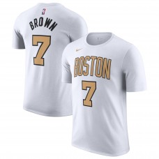 Jaylen Brown Boston Celtics Nike Unisex 2025/26 City Edition Name & Number T-Shirt - White