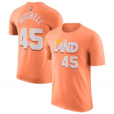Donovan Mitchell Cleveland Cavaliers Nike Unisex 2025/26 City Edition Name & Number T-Shirt - Orange
