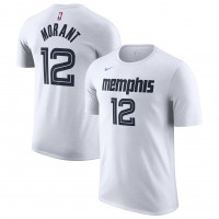 Ja Morant Memphis Grizzlies Nike Unisex 2025/26 City Edition Name & Number T-Shirt - White