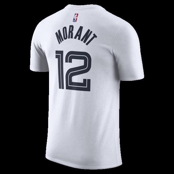 Футболка Ja Morant Memphis Grizzlies Nike Unisex 2025/26 City Edition Name & Number - White