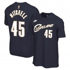 Футболка Unisex Cleveland Cavaliers Donovan Mitchell Nike Navy Name & Number - Classic Edition